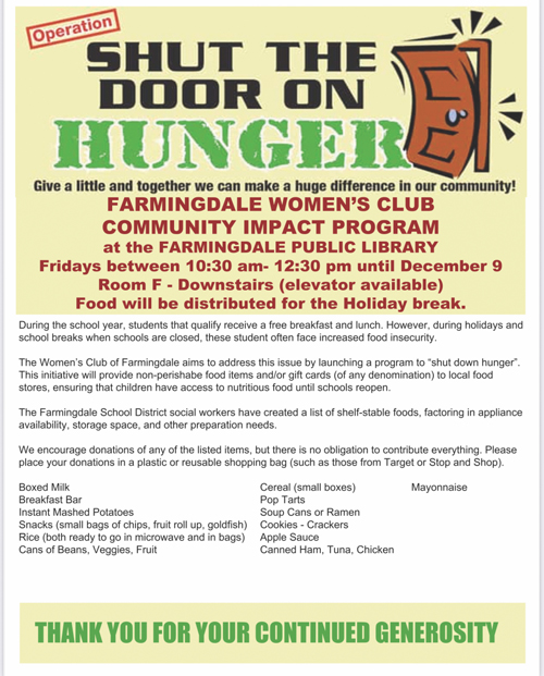 food drive 25